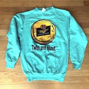 VINTAGE MILLER BEER MGD Sweatshirt NEVER WORN